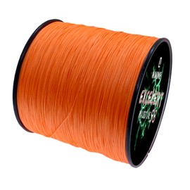 Waline Super Strong 8 Strands Braided Fishing Lines 300m 500m 20lb-100lb Abrasion-Resistant Ultra Smooth PE Braid Line (Orange, 20lb/0.17mm/300m(328yds))