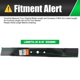 Grasscool L111 Mulching Blades for 42 Inch Deck L110 L100 L118 L108 GX20249 GX20433 GY20567 Lawn Tractor (2 Pack)