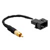 RED WOLF Rearview Camera Harness W/RCA Plug Replace HC3Z-19A387-B, HU5Z-19A387-A