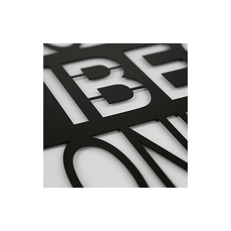 FH FalkonHome Good Vibes Only Metal Sign 318 x 400