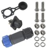 XSPANDER New 6AWG 2 Pin Waterproof Plug & Receptacle Set,