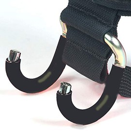 Hypertrophy Enterprises LLC - LPG Muscle Haulin' Hooks Gripper Tubes - Tubes ONLY - Black - Large