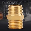 10 Pieces 1/4 BSP to 1/4 BSP Male Thread Brass