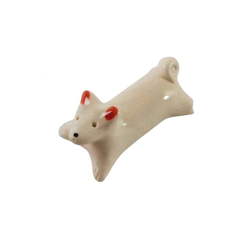 Tanaka Chopsticks Rest, White Shiba Mino Ware No. 520360