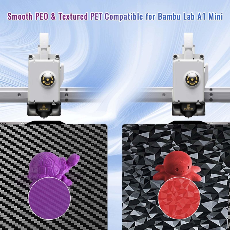 IdeaFormer-3D PEO PET Build Plate for Bambu Lab A1 Mini