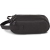 Sacoche de pétanque noire 3 boules with fermeture zip and