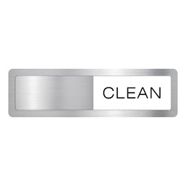 Dishwasher Magnet Clean Dirty Sign, Clean and Dirty Dishwasher Magnet, 17.8 * 5cm Magnetic Sign, Clean/Dirty Sliding Sign, Clean Dirty Dishwasher Sign for Home Decor and Organization