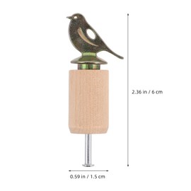 EXQUIMEUBLE 1 Juego Hand Twisted Bird Call Whistle For Practical Bird Caller Toy And Party Favors