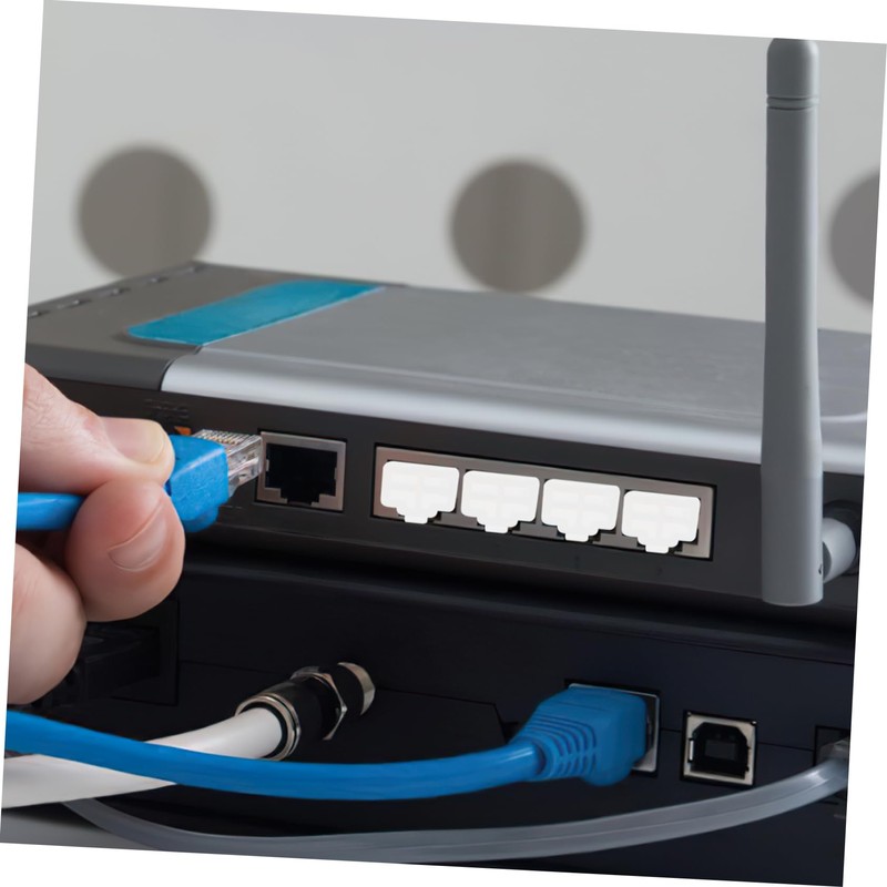 KOMBIUDA 50pcs Dust Covers for Ethernet Ports Protective Plug for