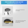 LVWIT 4 Inch Black LED Recessed Lighting, Slim Can Lights,