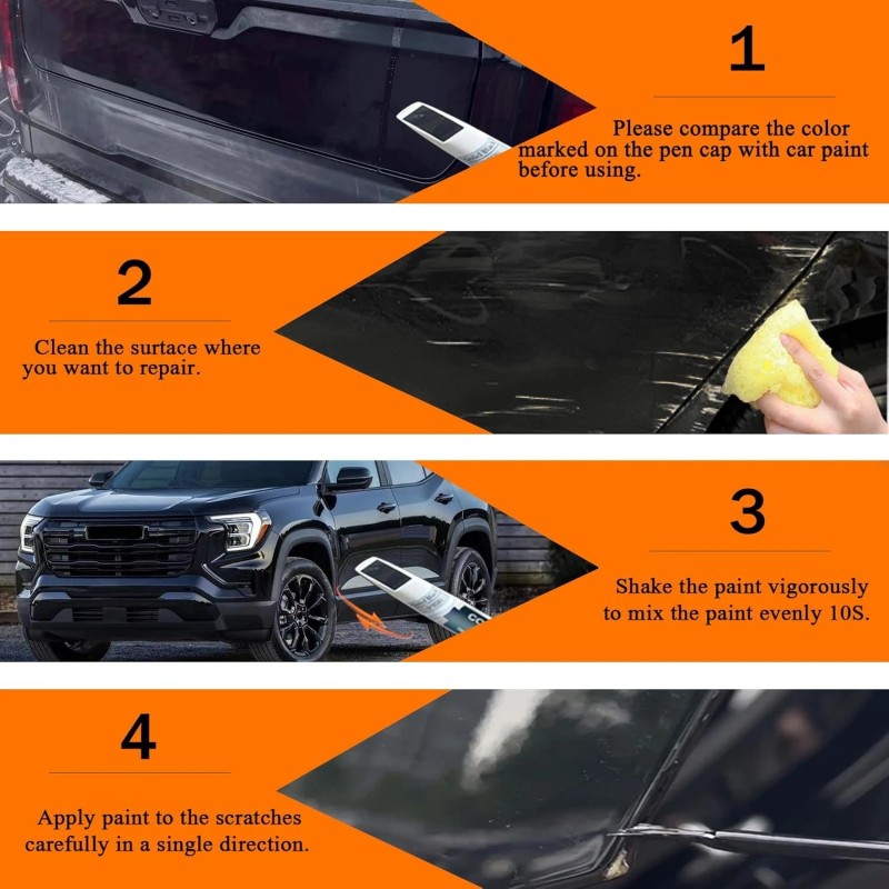 SNSIR Touch Up Paint Kit for GMC Cardinal Red G7C/WA130X