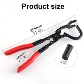 Exhaust Rubber Release Pliers, Car Exhaust Hanger Removal Pliers, Exhaust Rubber Pliers, Tool for Removing the Sound Absorber Hook for Cars Exhaust System
