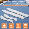 WONVOC 4 pcs Bone Folders, Crease Makers, Scoring Tool, Plastic