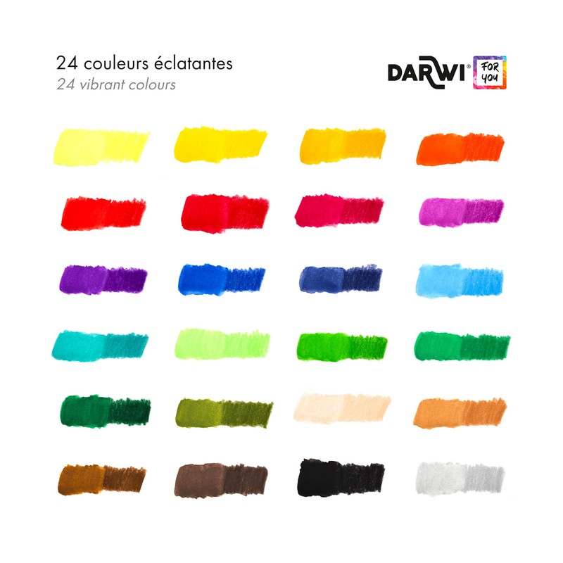 Darwi for you DF2200024K01C DFY 24 Watercolour Pencils
