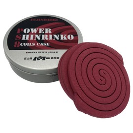 Kodama Brothers Shokai Fujinishiki Power Forest Incense, 8 Rolls, Storage Tin Case Included