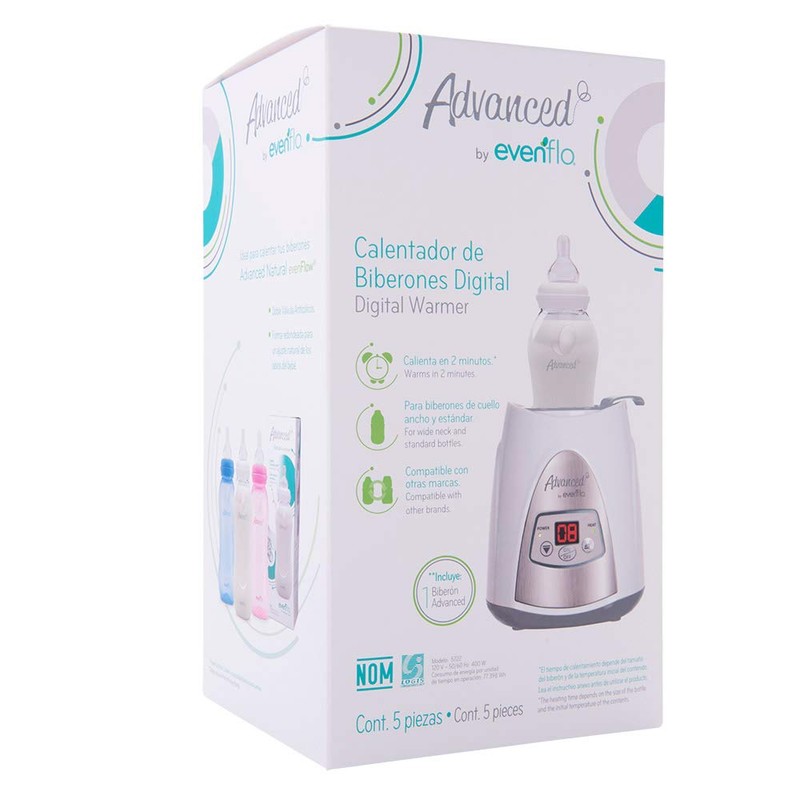 Advanced by Evenflo Calentador de Biberones Digital, MEX.