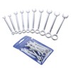 KALOLINNA Mini Spanner Set, Combination Wrench, 10 Piece Set, Dual