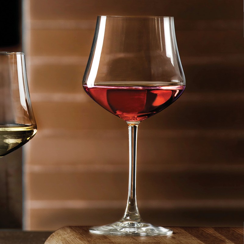 Lorenzo Ego-Red Wine Glass (6 Pack), Clear