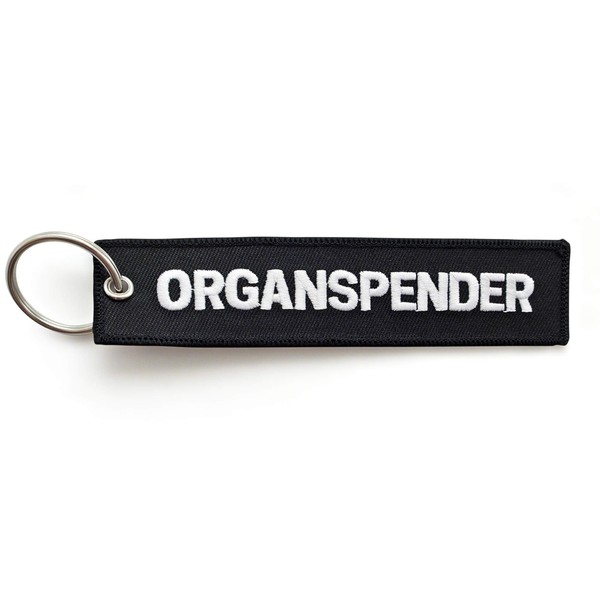RENEGADE Motorcycle Fabric Keyring with Key Ring Embroidered & Scratch