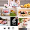 12 Pcs Rectangular Silicone Food Covers, 6 Sizes Reusable Leftover