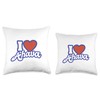 I Love Names I Love Ahava Throw Pillow, 18x18, Multicolor