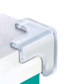 saicheek 4Pcs Small(Length: 1.4inch) Silicone Corner Protector Baby Proofing,Table Corner Protectors for Baby,Strong Adhesive T Shaped Baby Head Protector Table Corner Protectors for Furniture (4)