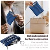 YueJieSelected Ladies Genuine Leather Wallet with Key Ring, blue, Urban