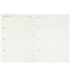Zelten 1 Pack B5 45 Sheets/90 Pages Weekly Planner Loose
