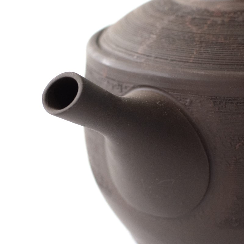 Tokocralabo Tokoname Ware 266349 Gyoku Kiln Teapot, Cera Mesh, Ceramic
