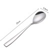 Asking Set of 6 Buffet Serving Spoons, Stainless Steel Large