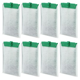 RVXlRDN 8 Pack Medium Replacement Filter Cartridges Compatible with Tetra Whisper Bio-Bag Filters for TetraFauna ReptoFilter 20 gallons (90 GPH) and Tetra Whisper Filters 10i/IQ10/PF10