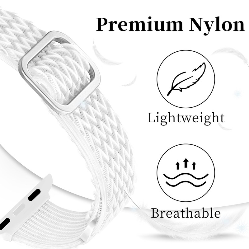 Melyis - Correa de nailon solo compatible con correas iWatch