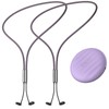 Earplug Lanyard with Magnetic Safety Cord – 2 Pack Silicone