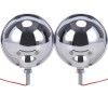 OUMURS Chrome 4.5" Spot Passing Fog Lights Lamps Housing Bucket