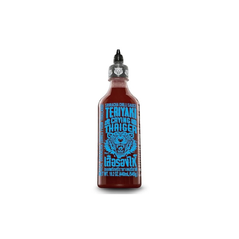 Crying Thaiger Sriracha Teriyaki Chili Sauce in Squeeze Bottle 19.2
