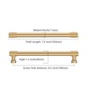 Asidrama 10 Pack 6.3 Inch(160mm) Champagne Bronze Cabinet Pulls Knurled