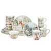 Certified International Winter's Walk 16 pc Dinnerware Set, Service for