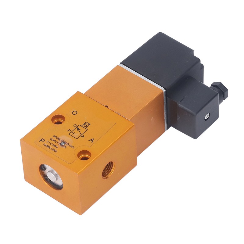 3 Way 2 Position Solenoid Valve G1/4in 8mm High Pressure