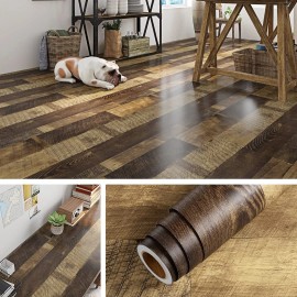 Livelynine Reclaimed Wood Vinyl Flooring Roll Waterproof Vinyl Plank Flooring