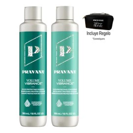 Kit Shampoo Y Acondicionador Pravana Volume Vibrance 300 Ml
