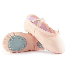 WHYCNJL 1 Paar Ballett Mädchenschuhe Klassische Tanzschuhe Ballettschuh für Mädchen Ballettschuh für Mädchen Kinder Frau Größe 28 Geeignet für Füße von ca. 18 cm Länge