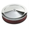 Summit Racing Chrome Air Cleaner with Reusable Filter 14" Dia