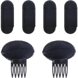6 Pcs Volume Hair Styling Set - Puff Head Cushions, Braid Tools, Invisible Bump Up Combs, Sponge Buns, and Accessories for Women
