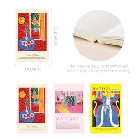 Monolike Henri Martisse Paperback Note Part.1 3p SET_Art design note, Mini note, Blank note, Notebook, 192 Pages, 4.13x6.69