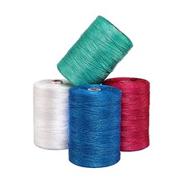 KIS Premium Quality Polypropylene Twine for Packaging 5000 FEET, Nylon Twine, Multi-Purpose, Resists Unraveling and Fraying, Heavy-Duty, UV Protected Made in Turkey (RED)