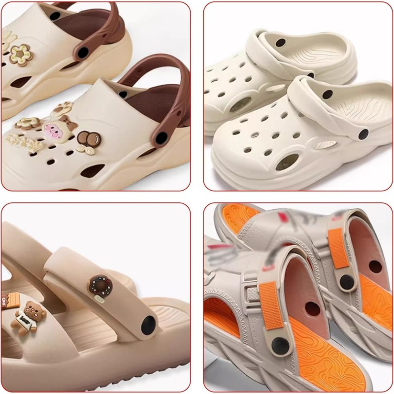 10 Pcs Croc Rivets, Croc Replacement Rivets, 16mm*14mm*10mm, Plastic Material,