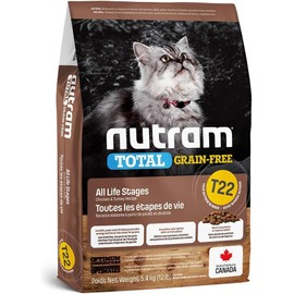 Nutram T22 Grain-Free Cat Food – Chicken & Turkey Dry Kibble | Holistic andHigh Protein, Urinary Support, Clean Nutrition for Adult Cats & Kittens | Supports a Strong Immune System