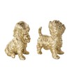 Deco 79 Polystone Dog Decorative Sculpture Sitting and Standing Home