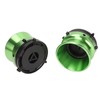 1 Pair 10 Inch Opener Polished Aluminum NAB Hub Adapters