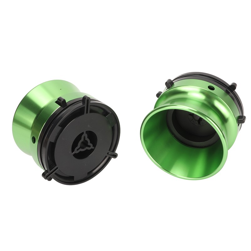 1 Pair 10 Inch Opener Polished Aluminum NAB Hub Adapters